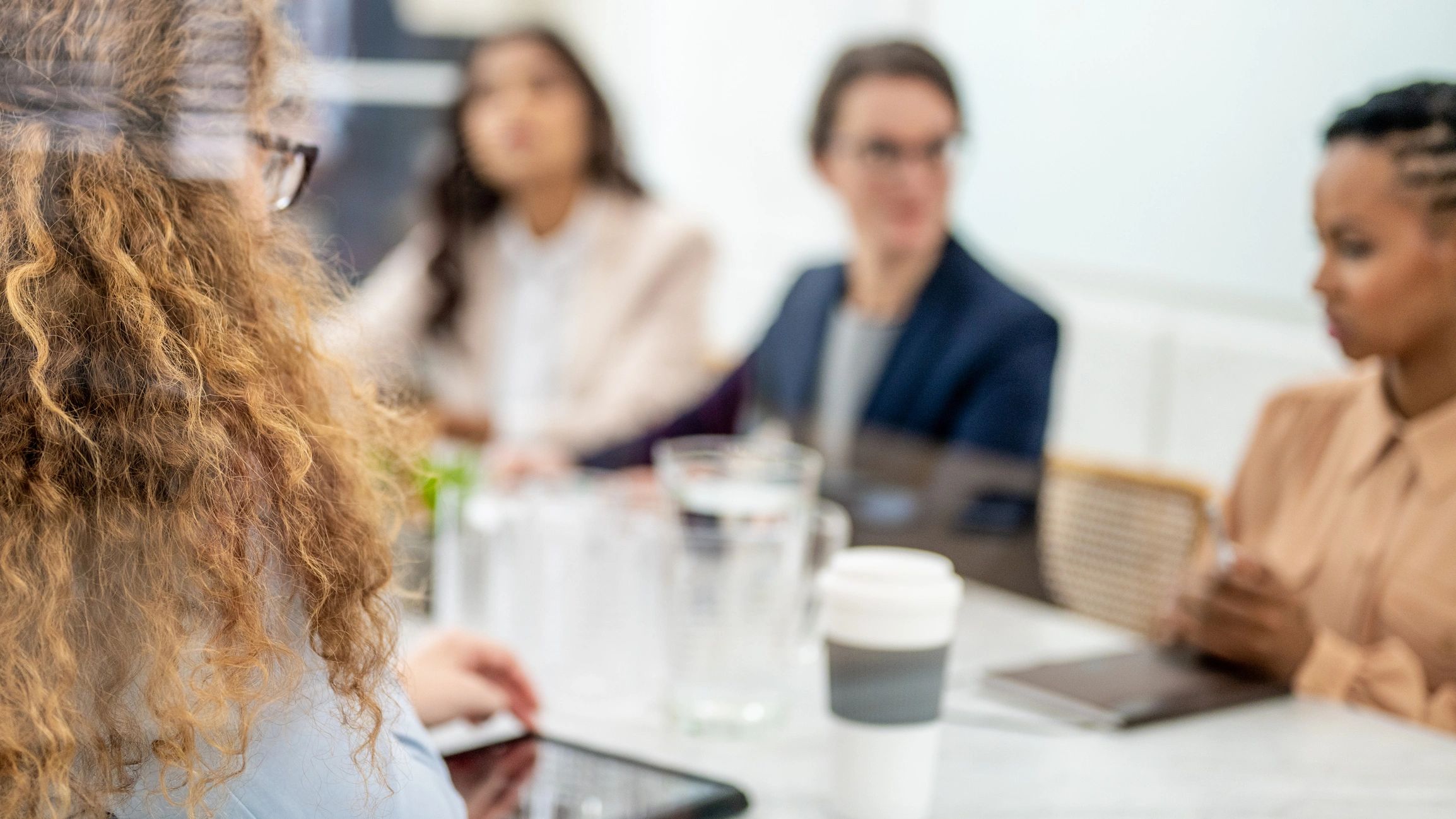 Energy professionals in a strategic meeting